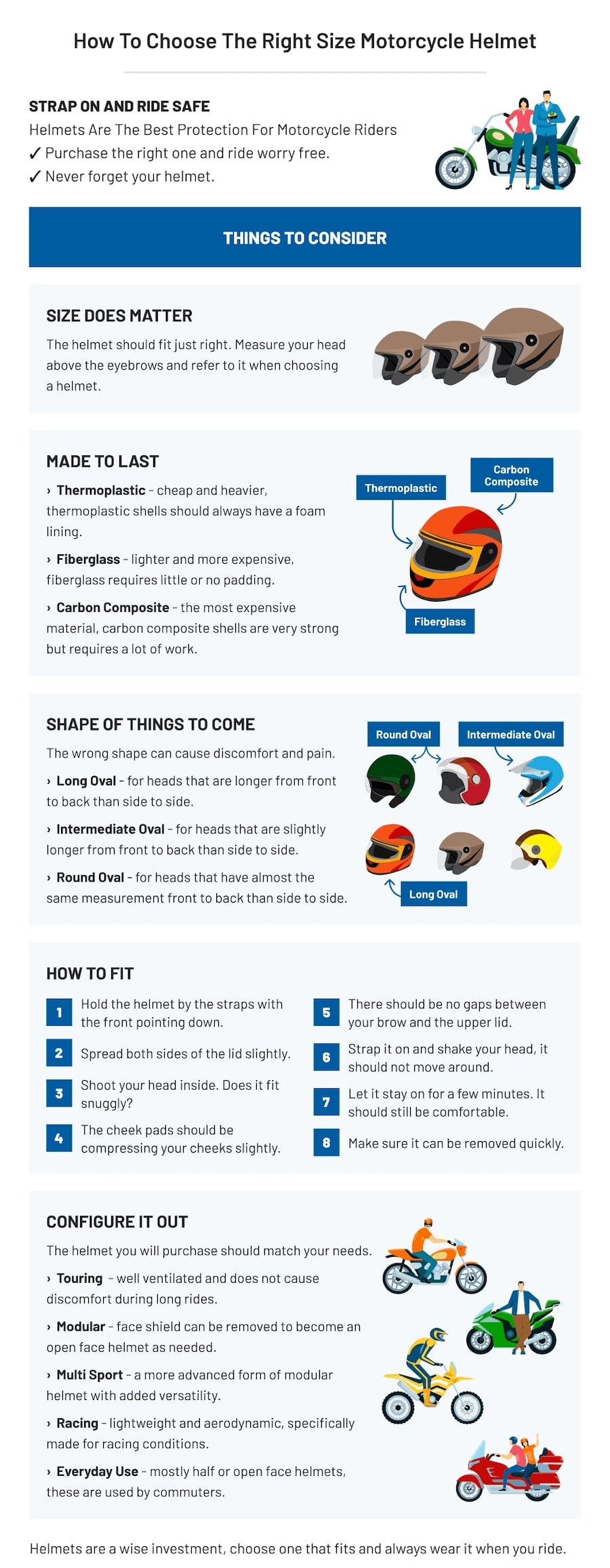 How To Choose The Right Size Motorcycle Helmet